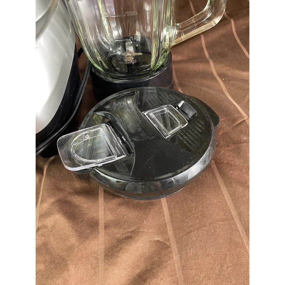 Black & Decker Power Crush 6 Cup Multifunction Blender 700W 4 Speed & Pulse